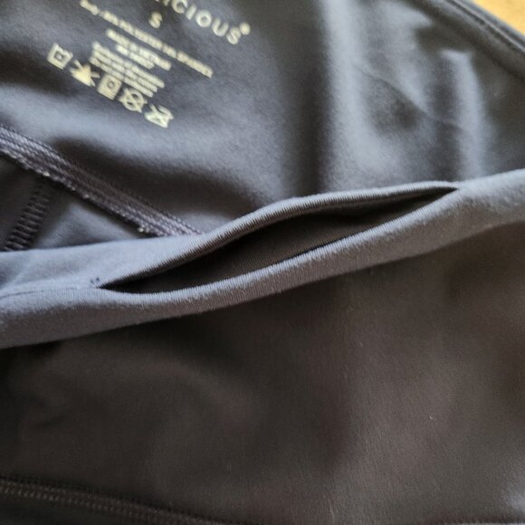 Yogalicious Everyday Leggings Cropped Yoga Running Blue‎ Womens Small EUC - Picture 7 of 10